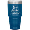 50th Birthday for Women Fifty Fine And Fabulous Laser Etched 30oz Stainless Steel Tumbler