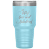 50th Birthday for Women Fifty Fine And Fabulous Laser Etched 30oz Stainless Steel Tumbler