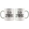 50th Birthday Golf Mug 50 Today Let's Par-Teeee 11oz White Coffee Mugs
