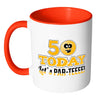 50th Birthday Golf Mug 50 Today Let's Par-Teeee White 11oz Accent Coffee Mugs