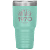 50th Birthday Tumbler for Mom Dad Grandma Grandpa Vintage 1970 Laser Etched 30oz Stainless Steel Tumbler
