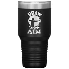 Archery Tumbler Draw Anchor Aim Laser Etched 30oz Stainless Steel Tumbler