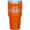 Cycling Biker Tumbler Cycologist Laser Etched 30oz Stainless Steel
