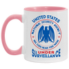 Funny NSA Mug We Can Hear You Now - Coffee Cup 11oz Accent AM11OZ