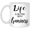 Funny Examiner Mug Life Is Better With Examiners Coffee Cup 11oz White XP8434