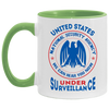 Funny NSA Mug We Can Hear You Now - Coffee Cup 11oz Accent AM11OZ