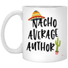 Funny Author Mug Nacho Average Author Coffee Mug 11oz White XP8434