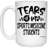 Funny Sports Medicine Professor Teacher Mug Tears Of My Sports Medicine Students Coffee Cup 15oz White 21504