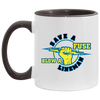 Funny Lineman Mug Save A Fuse Blow A Lineman White 11oz Accent Coffee Mugs AM11OZ