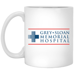 Pop Culture Fandom Mug Grey Sloan Memorial Hospital Coffee Cup 11oz White XP8434