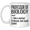 Funny Professor Of Biology Mug Like A Normal Professor But Much Cooler Coffee Cup 11oz White XP8434