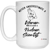 Nuclear Scientist Mug Never Underestimate A Woman Who Is Also A Nuclear Scientist Coffee Cup 15oz White 21504