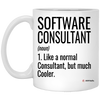 Funny Software Consultant Mug Like A Normal Consultant But Much Cooler Coffee Cup 11oz White XP8434
