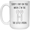 Funny Couples Relationship Mug For Husband Wife Sorry I Fart On You When I'm The Little Spoon Coffee Cup 15oz White 21504