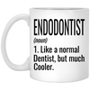 Funny Endodontist Mug Gift Like A Normal Dentist But Much Cooler Coffee Cup 11oz White XP8434