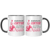 Funny Mug Drink Coffee Do Stupid Things Faster White 11oz Accent Coffee Mugs