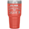 Funny Rescue Diver Tumbler All Men Are Created Equal Laser Etched 30oz Stainless Steel Tumbler