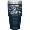 Funny Rescue Diver Tumbler All Men Are Created Equal Laser Etched 30oz Stainless Steel Tumbler