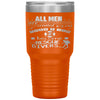 Funny Rescue Diver Tumbler All Men Are Created Equal Laser Etched 30oz Stainless Steel Tumbler