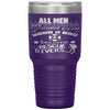Funny Rescue Diver Tumbler All Men Are Created Equal Laser Etched 30oz Stainless Steel Tumbler
