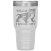 Gym Fitness Tumbler Yeah I Workout Laser Etched 30oz Stainless Steel Tumbler