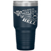Husband Tumbler Mess With Me I Will Fight Back Laser Etched 30oz Stainless Steel Tumbler
