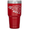 Husband Tumbler Mess With Me I Will Fight Back Laser Etched 30oz Stainless Steel Tumbler