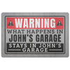 Funny Johns Garage Doormat