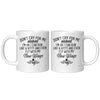 Personalized Cat Memorial Mug Don't Cry For Me Mom I'm Ok I Can Run Like A Kitty Coffee Cup White