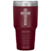 Psalm 23 Tumbler The Lord Is My Shepherd Prayer Laser Etched 30oz Stainless Steel Tumbler