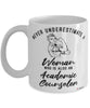 Academic Counselor Mug Never Underestimate A Woman Who Is Also An Academic Counselor Coffee Cup White