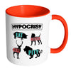 Activist Mug Hypocrisy White 11oz Accent Coffee Mugs