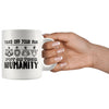 Activist Mug Take Off Your Fur Put On Your Humanity 11oz White Coffee Mugs