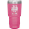 Adoptive Parent Tumbler Foster Parents Change The World One Heart At A Time Laser Etched 30oz Stainless Steel Tumbler