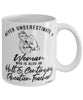 Adult Continuing Education Teacher Mug Never Underestimate A Woman Who Is Also An Adult Continuing Education Teacher Coffee Cup White