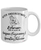 Aerospace Engineering Operations Technician Mug Never Underestimate A Woman Who Is Also An Aerospace Engineering Operations Tech Coffee Cup White