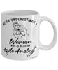 Agile Analyst Mug Never Underestimate A Woman Who Is Also An Agile Analyst Coffee Cup White