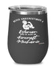Aircraft Mechanic Wine Glass Never Underestimate A Woman Who Is Also An Aircraft Mechanic 12oz Stainless Steel Black