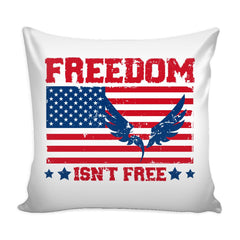 American Flag Graphic Pillow Cover Freedom Isnt Free