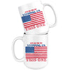 American Flag Mug Lets See You Try Stepping On This One 15oz White Coffee Mugs