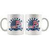 American Flag Patriot Mug Freedom Isnt Free 11oz White Coffee Mugs