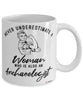 Archaeologist Mug Never Underestimate A Woman Who Is Also An Archaeologist Coffee Cup White