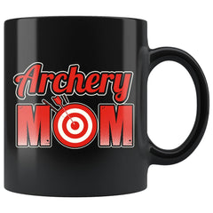 Archery Mug Archery Mom 11oz Black Coffee Mugs