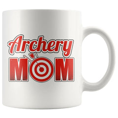 Archery Mug Archery Mom 11oz White Coffee Mugs