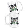 Army Dad Mug Proud Army Dad 15oz White Coffee Mugs
