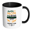 Army Mom Mug My World Stands Still While White 11oz Accent Coffee Mugs