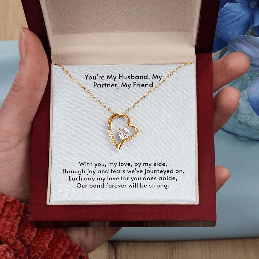 You're My Husband Forever Love Necklace Our Bond Forever Will Be Strong