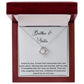 Brother & Sister Love Knot Necklace A Bond That Transcends Time And Space Above