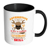 Auto Tech Mug A Post Apocalyptic Survival Skill White 11oz Accent Coffee Mugs