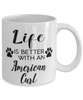 Funny American Curl Cat Mug Life Is Better With An American Curl Coffee Cup 11oz 15oz White